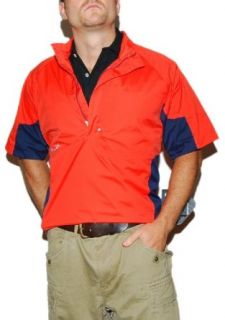 Polo Ralph Lauren RLX Mens Golf Jacket Shirt Orange Large