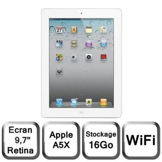 Apple Nouvel iPad blanc 9,7 LED 16 Go WiFi   Achat / Vente TABLETTE