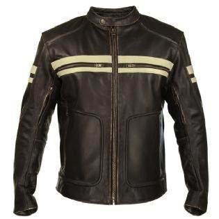 Xelement BXU165250 Mens Brown Leather Cruiser Motorcycle