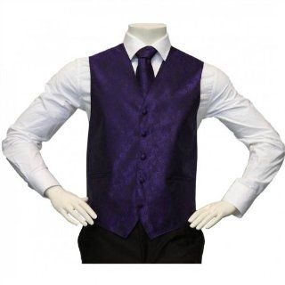 mens purple vest   Clothing & Accessories