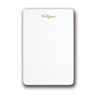 Gold Airplane Cards and Envelopes 