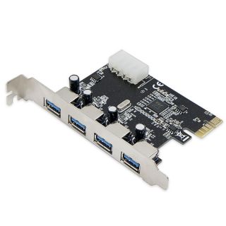 SYBA USB 3.0 PCIe 4 Port Controller Card with VL80X Chipset
