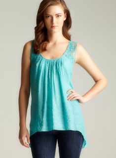 Spense Pleated Neck Lace Tank Was $24.99 Today $17.49 Save 30%