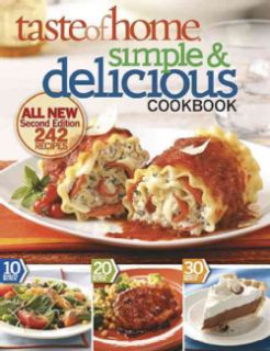 Taste of Home Simple & Delicious Cookbook (Paperback) Today $13.08