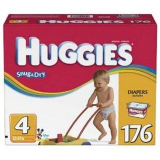  Huggies Snug & Dry Size 4, 176 Count