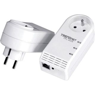 Trendnet   TPL 402E2K   Kit CPL HomePlug 500 Mbps avec prise filtrée
