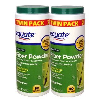 Equate   Fiber Powder, Clear Soluble, 180 Servings, 24.6