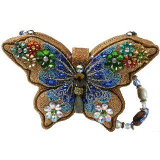 Mary Frances Grace In Flight Gold & Blue Butterfly Novelty Convertible