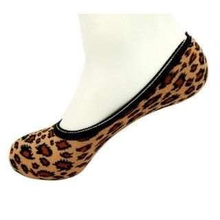 Angelina Winter Hidden Socks Liner Animal Design Cheetah Pink, Size 09