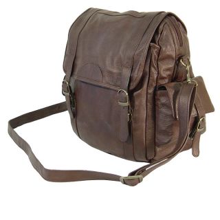 brown top grain cowhide leather backpack msrp $ 117 99 today $ 57 99