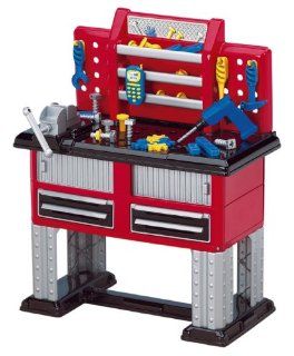 American Plastic Toy 37 Piece Deluxe Workbench Toys