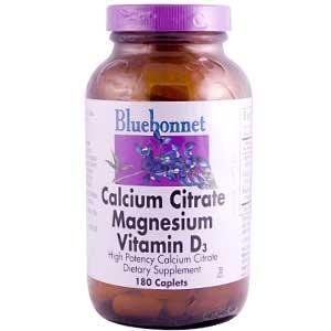 Citrate Magnesium Vitamin D3   180 Caplets
