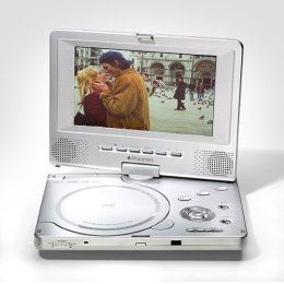 0722 7 Portable DVD Player (180 degree rotating screen) Electronics
