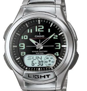 Casio Mens AQ180WD 1BV Ana Digi Light Watch Watches