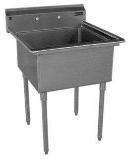Griffin C60 181 00 12 Inch Single Bowl Scullery Sink, Stainless Steel
