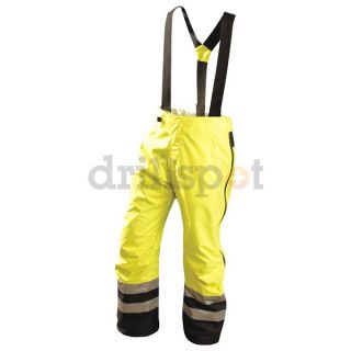 Occunomix SP BRP Y5X Hi Vis Breathable Rain Pants, Yellow, 5XL