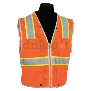 Ml Kishigo 1511 M High Visibility Vest, Class 2, M, Orange
