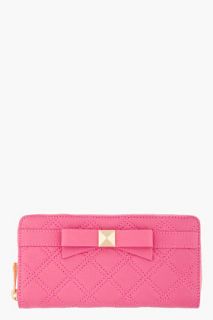 Marc Jacobs Pink Lindy Deluxe Wallet for women