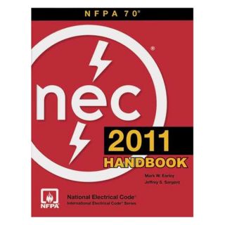 Nfpa 9780877659167 Handbook, NEC, Hard Cover, 2011