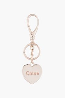 Chloe Brass Mia Heart Keychain for women