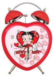 Betty Boop Heart Shaped Twinbell Clock BB C182 Toys