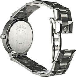 Concord La Scala Mens Diamond Steel Watch