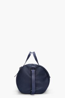 Marc By Marc Jacobs Navy Simple Leather Duffle Bag for men