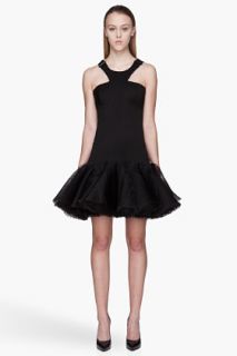 Hakaan Black Cut Out Flared Thistle Dress for women