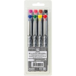 Zig Memory System Millennium Assorted Colors 0.65mm Markers (Pack of 8