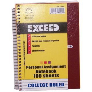 Norcom Exceed Personal Assignment Notebooks Case Pack 24