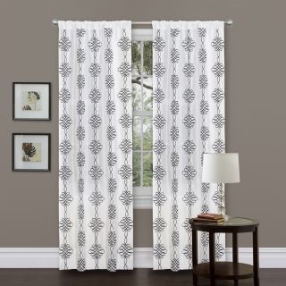 Lush Decor Isabella 84 inch White Curtain Panel Today $26.99 4.0 (1