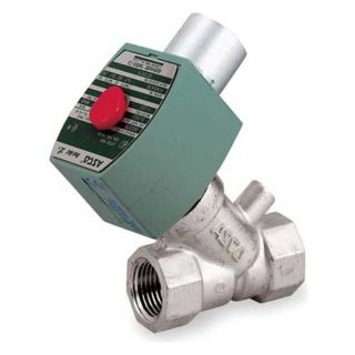 Red Hat 8210G037 Solenoid Valve, 2 Way, NC, SS, 1/2 In