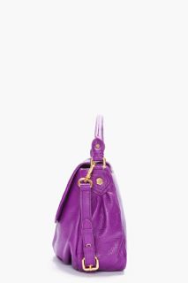 Marc By Marc Jacobs Purple Leather Lil Ukita Shoulder Bag for women