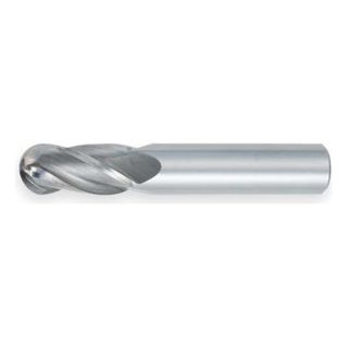 Osg 404 0938 BN End Mill, Carbide, 3/32, 4 FL, SGL Ball End