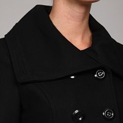 Betsey Johnson Womens Wool Tailored Coat