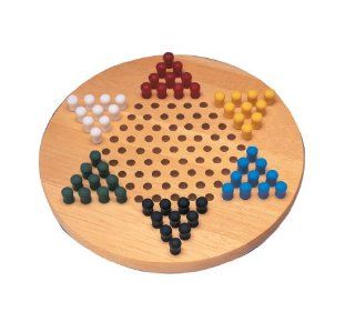 Wood Chinese Checkers Game Toys & Games