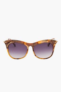 Elizabeth And James Brown And Gold Fairfax Sunglasses for women