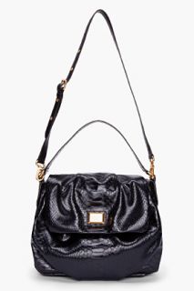 Marc By Marc Jacobs Black Scaled Lil Ukita Bag for women