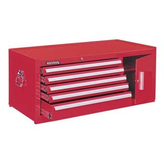 Kennedy 305XR Maintenance Chest, 39 3/8 W, 5 Drawer, Red