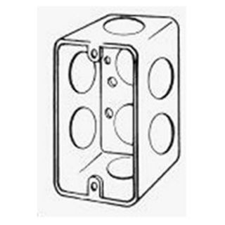Oz Gedney   Neer 4SSL3/4 DR Utility Outlet Box, Pack of 2