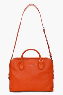 Marc By Marc Jacobs Burnt Orange Monsieur Marc Lean Briefcase for men