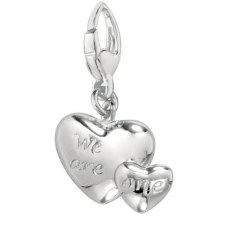 Sterling Silver We Are One Heart Charm Today $38.09