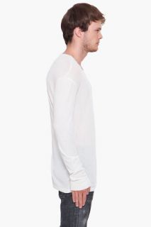 Balmain Long White Shirt for men