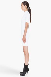 T By Alexander Wang White Thermal Dress for women
