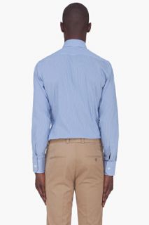 Dsquared2 Blue Classic Pinstripe Shirt for men