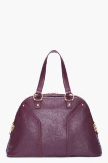 Yves Saint Laurent Large Burgundy Muse Tote for women