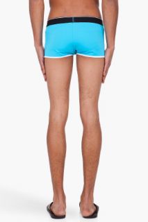 Diesel Turquoise Aloha Swim Shorts for men