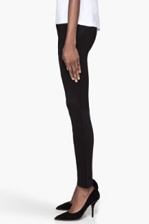 Givenchy Black Neoprene Accent paneled Leggings for women