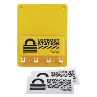 Master Lock S1700 Lockout Station, Unfilled, 9 3/4 In H