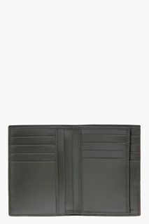 Yves Saint Laurent Olive Ostrich Leg Leather Wallet for men